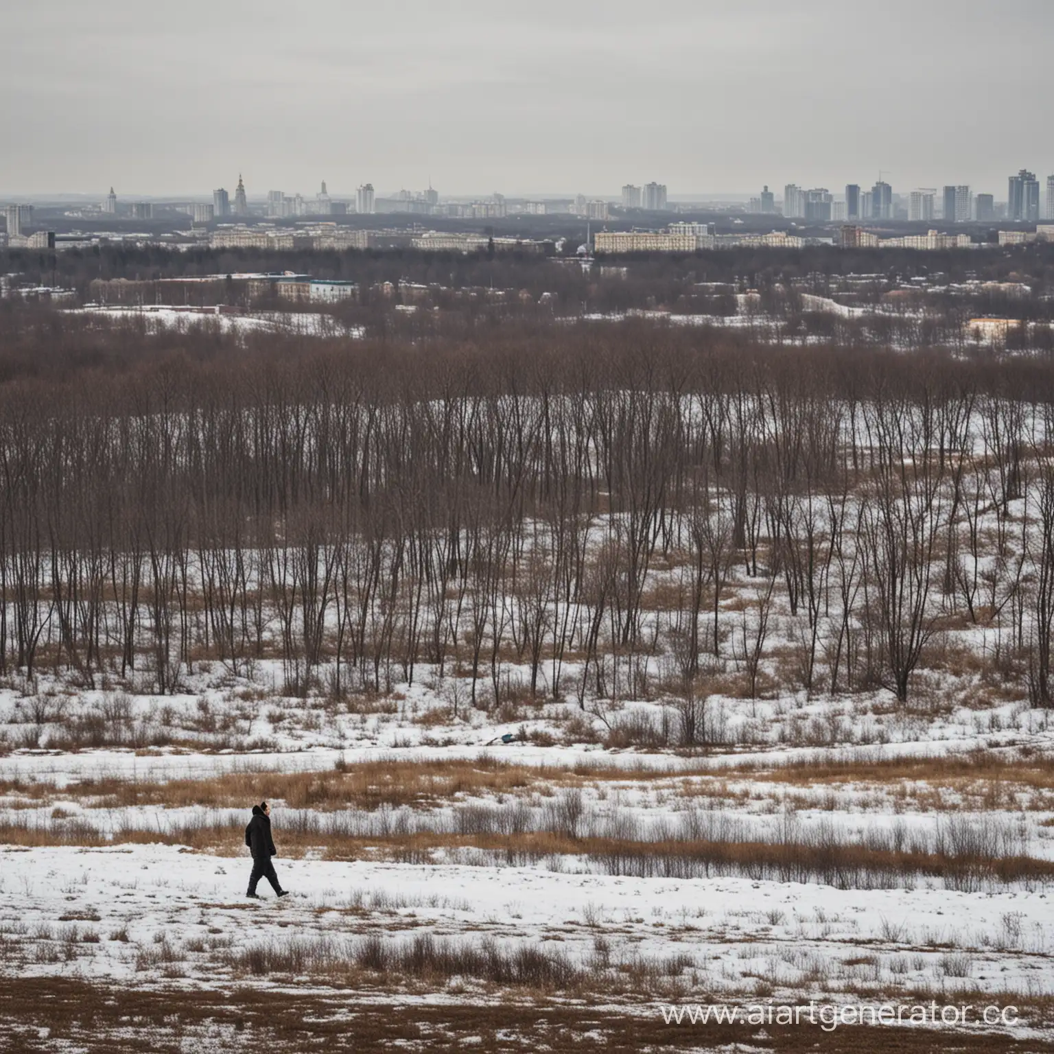 Solitary-Figure-Amidst-Vast-Russian-Landscape