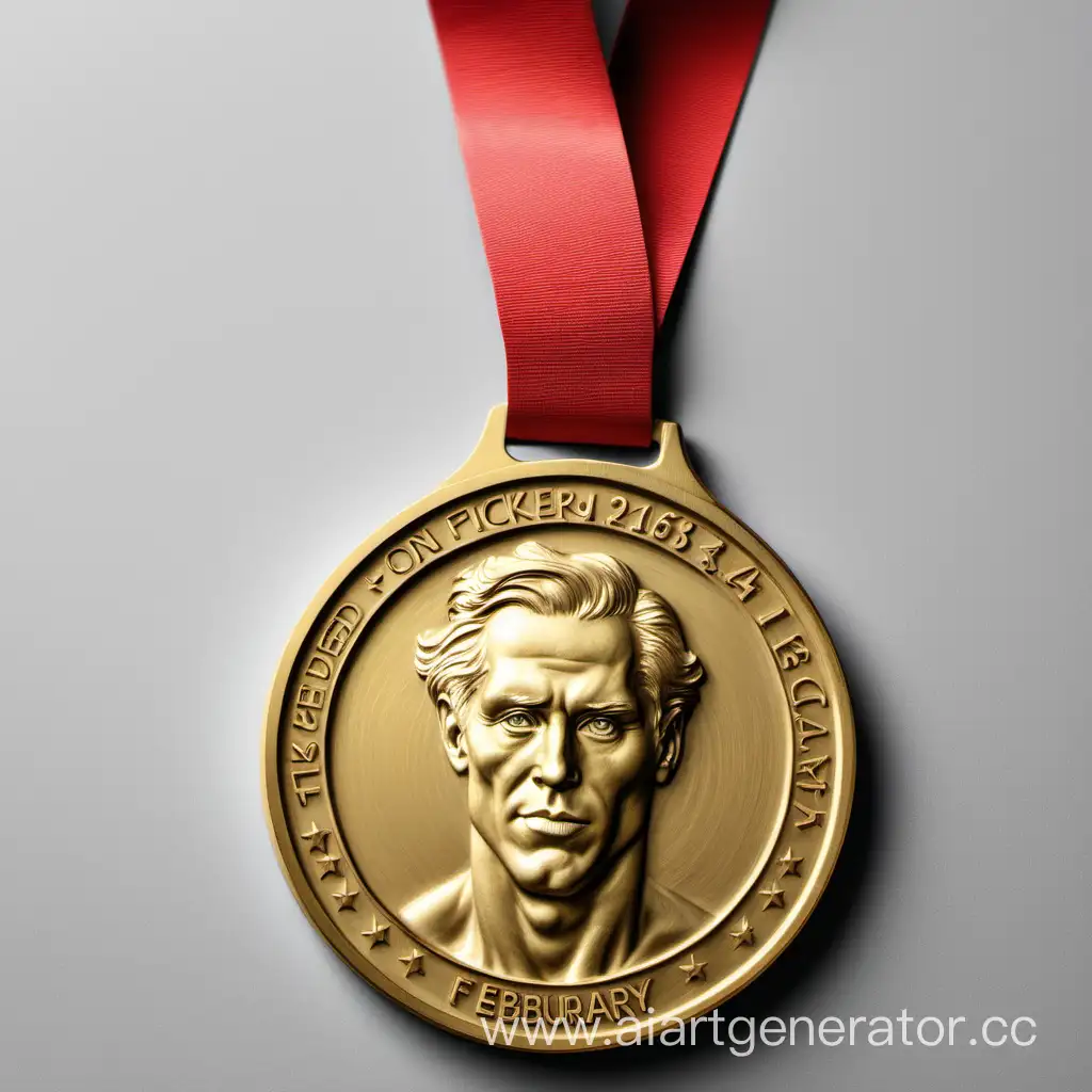 Golden-Medal-with-Inscription-Fcked-on-February-14