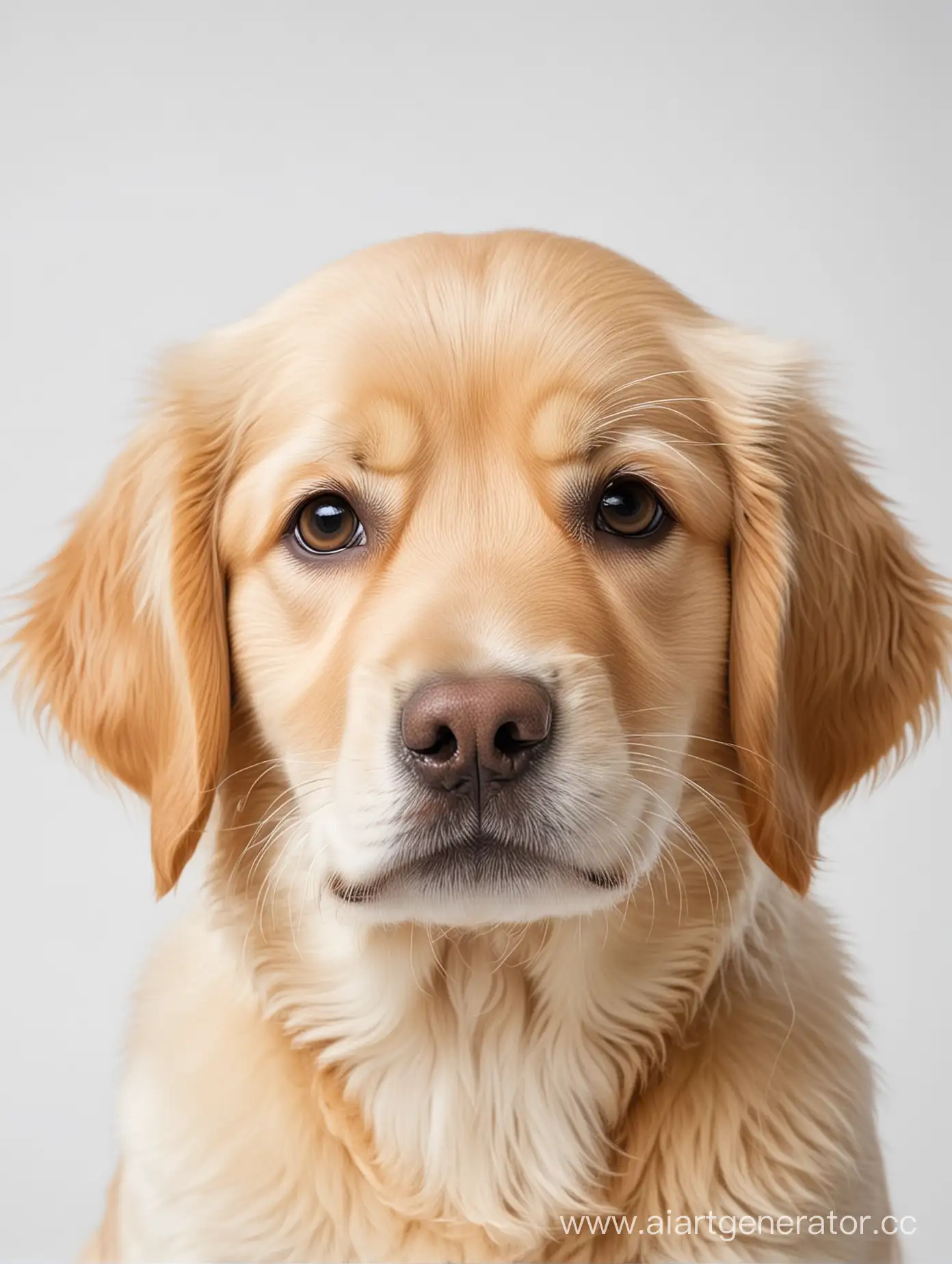 Adorable-Golden-Retriever-Dog-Portrait-on-White-Background