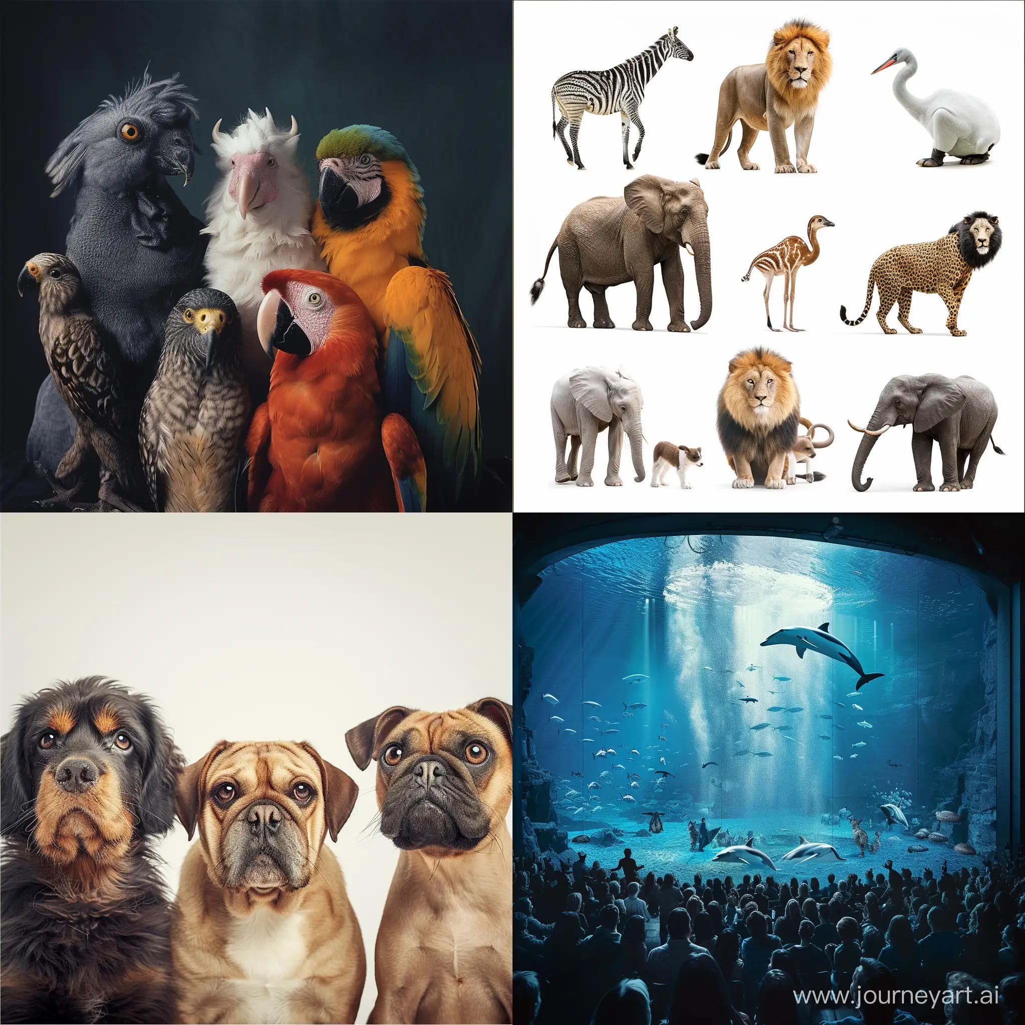 Vibrant-Animals-Presentation-Displaying-Variety-of-Species