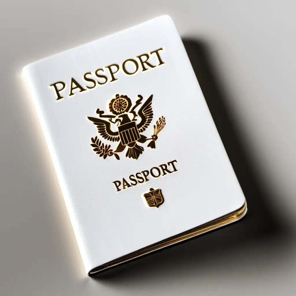 Gold, white, passport, luxury, rich