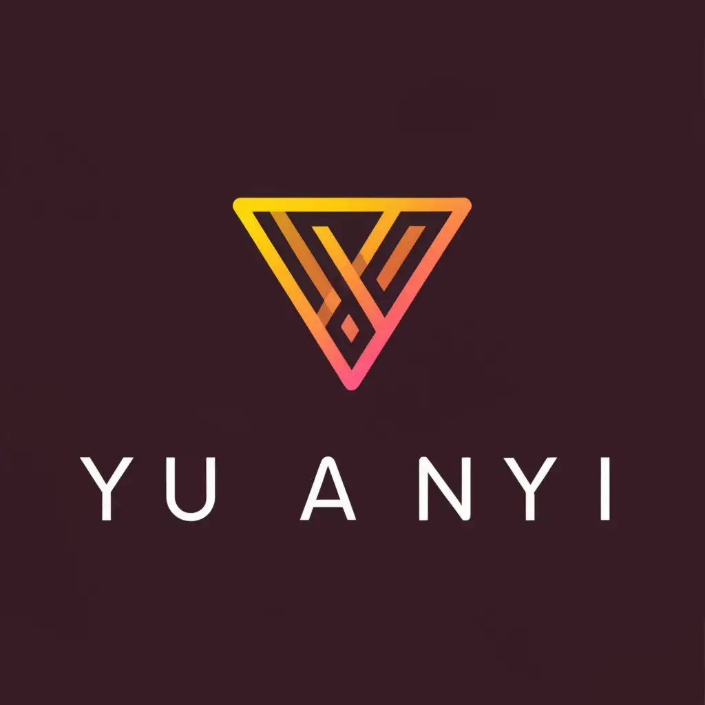 a logo design,with the text "yuanyi", main symbol:DIAMOND,Minimalistic,clear background