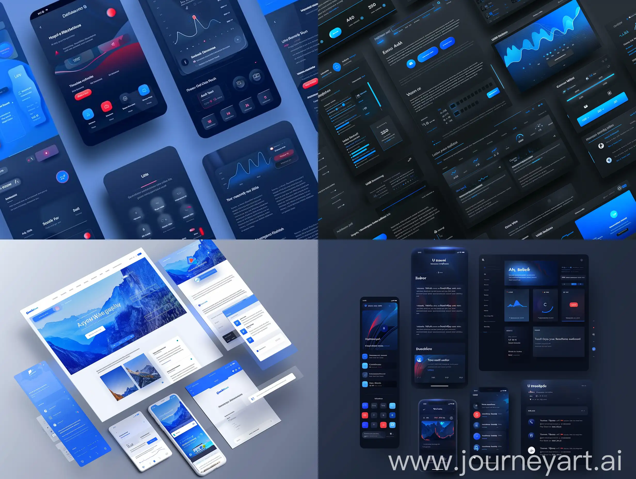 Forum-Discussion-Interface-with-Blue-Theme