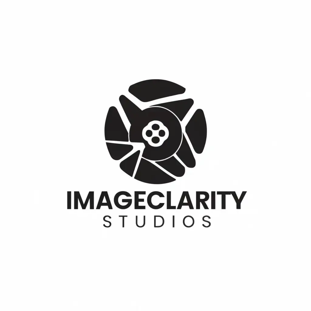 a logo design,with the text "ImageClarity Studios", main symbol:film,Moderate,be used in Entertainment industry,clear background