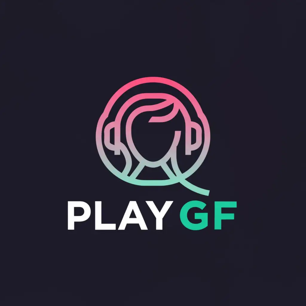 Logo-Design-For-PlayGF-Empowering-Cam-Girl-Theme-with-Clarity