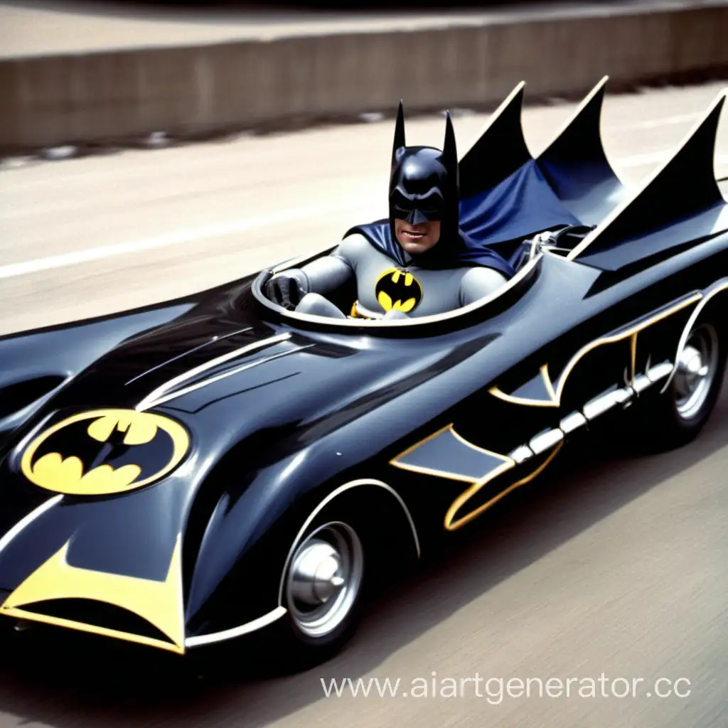 1966-Batman-Cruising-in-the-Iconic-Batmobile