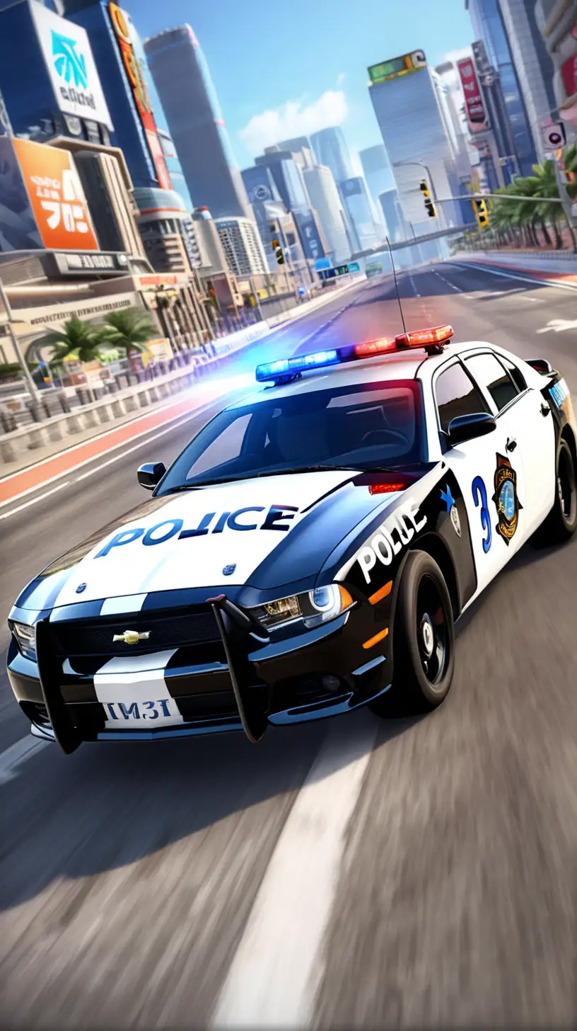 showing Police car from back side, Part of Gameloft’s Asphalt franchise, Asphalt Police Car offers an extensive collection of over 300 licensed Police cars and motorbikes, delivering action-packed races across 75+ tracks. Immerse yourself in the thrilling world of high-speed racing as you jump into the driver's seat.

Explore stunning scenarios and landscapes, ranging from the scorching Nevada Desert to the bustling streets of Tokyo. Compete against skilled racers, conquer exciting challenges, and engage in limited-time special racing events. Prepare your Police car for the ultimate test and unleash your Police Car Driving skills, showing Police car from back side