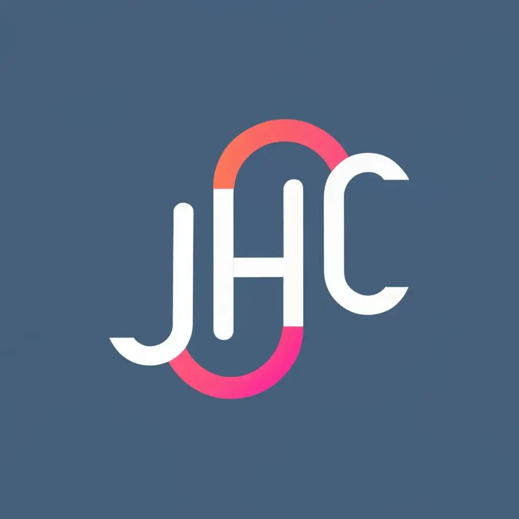 logo, an electronic, tech-style logo incorporating the letters JHC. This logo should exude a modern and innovative feel to reflect the characteristics of technology and electronic products. Utilize streamlined shapes and advanced color schemes to emphasize the concepts of electronics and technology, while maintaining a concise yet distinctive design., with the text "JHC", typography, be used in Internet industry