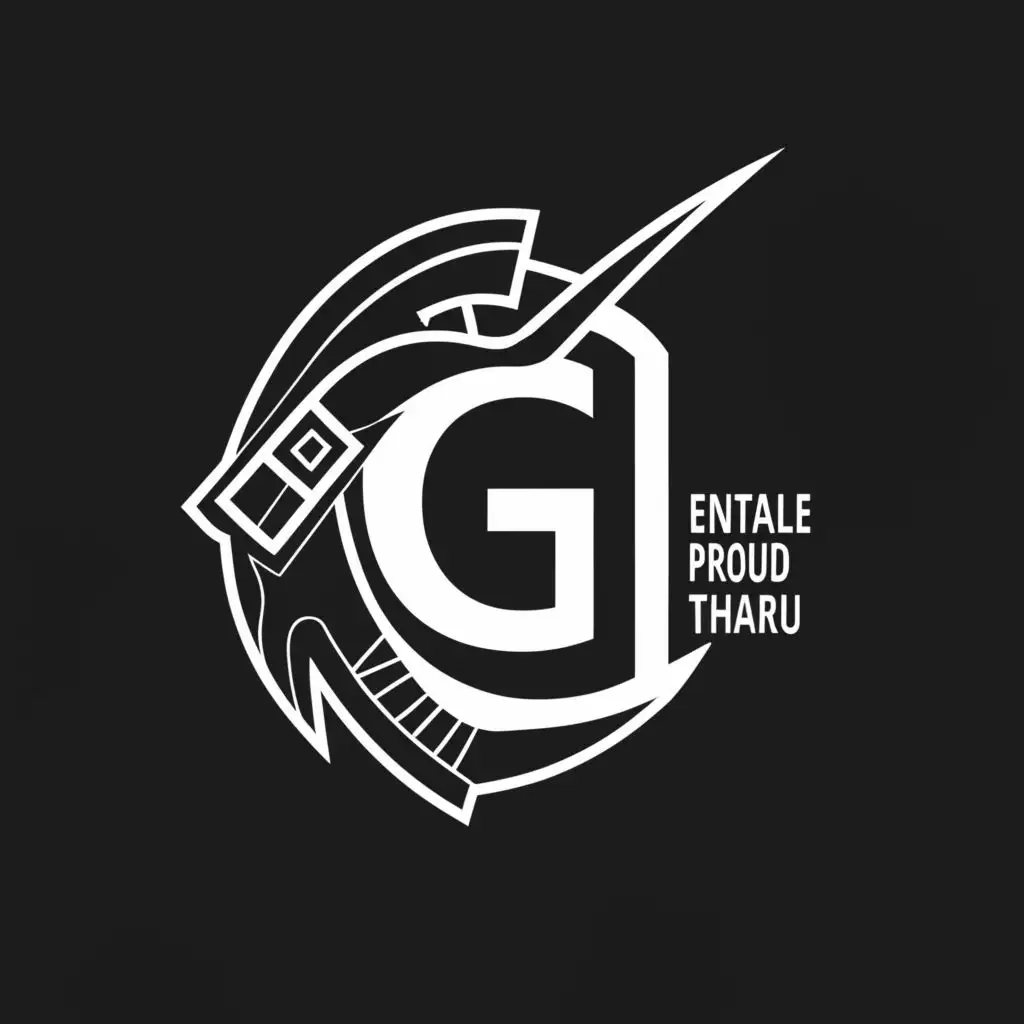 a logo design,with the text "G1 Entale Proud Tharu", main symbol:G1,Moderate,be used in Religious industry,clear background