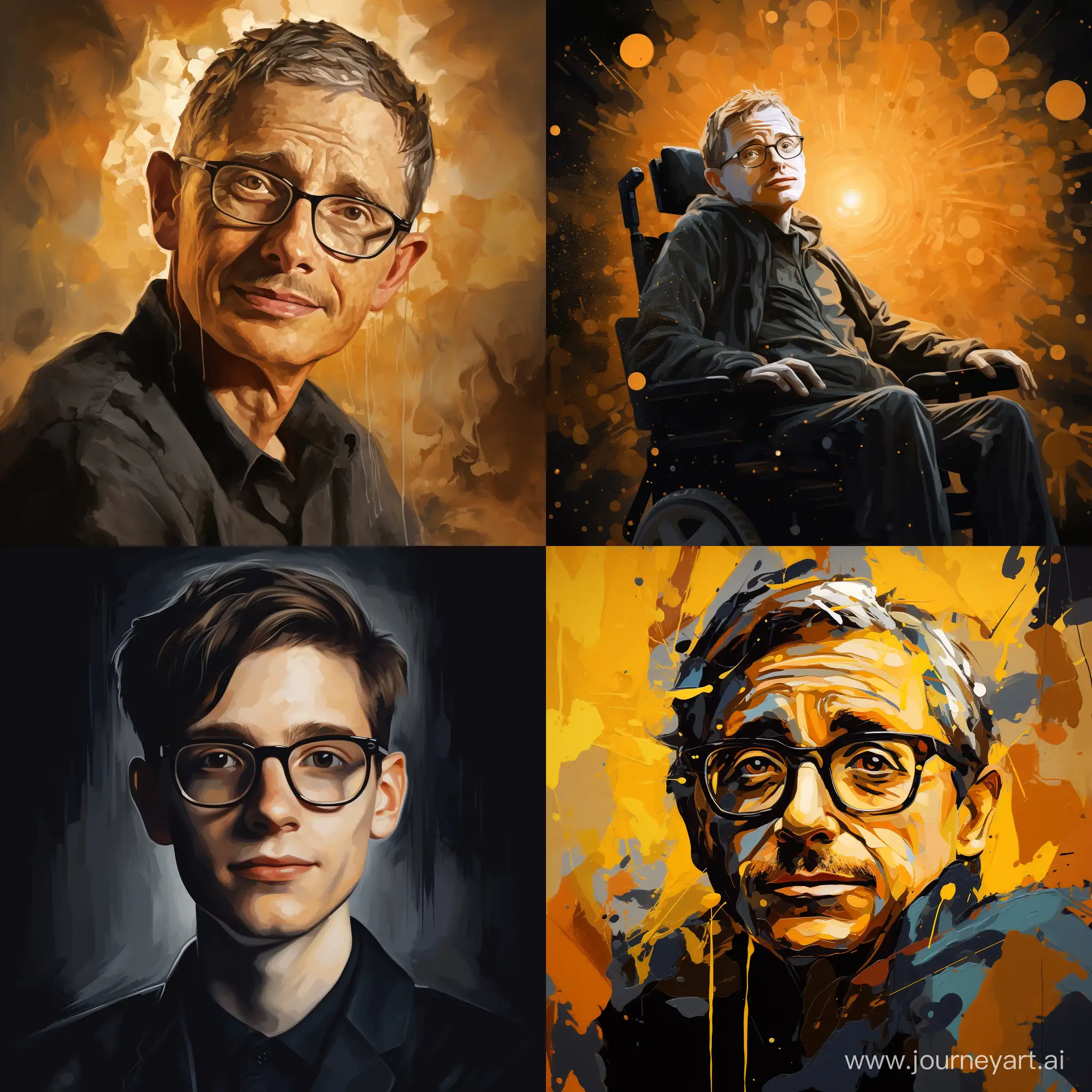 Stephen-Hawking-Portrait-in-Monochrome-Nobel-Laureate-Physicist