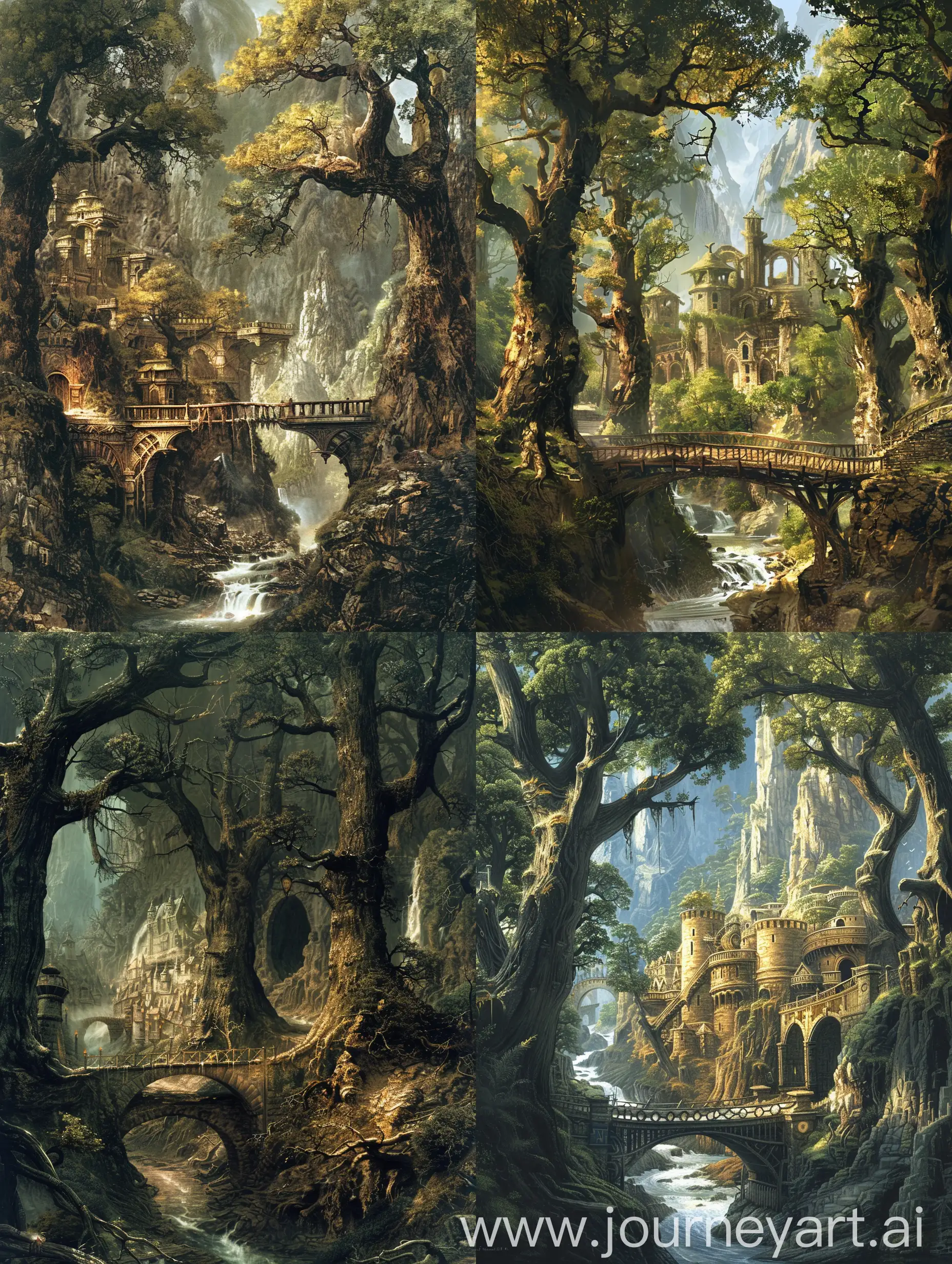 Enchanted-Elves-Forest-Bridge-to-the-Stone-City
