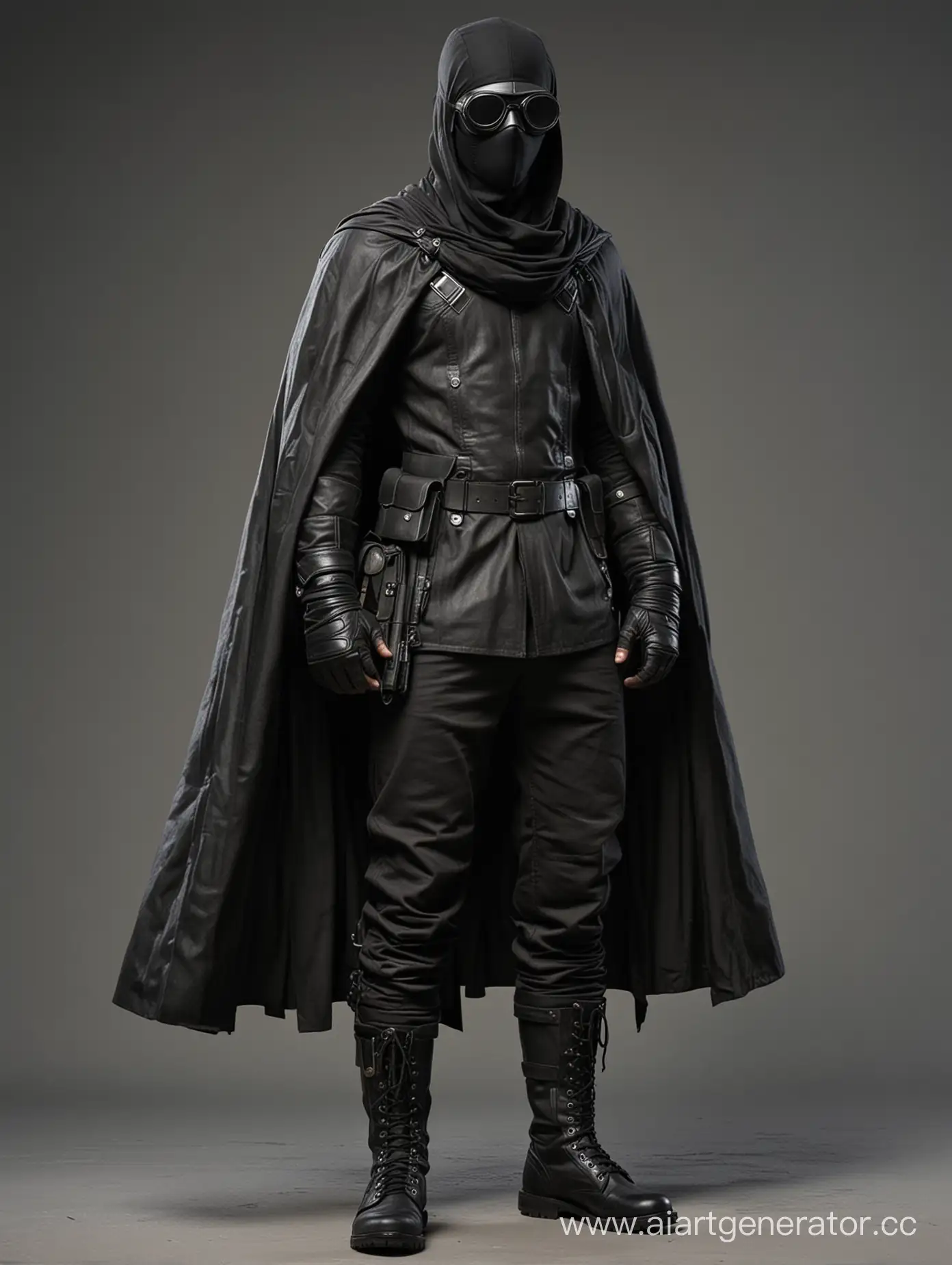 Mysterious-Soldier-with-Black-Leather-Cloak-and-Mask