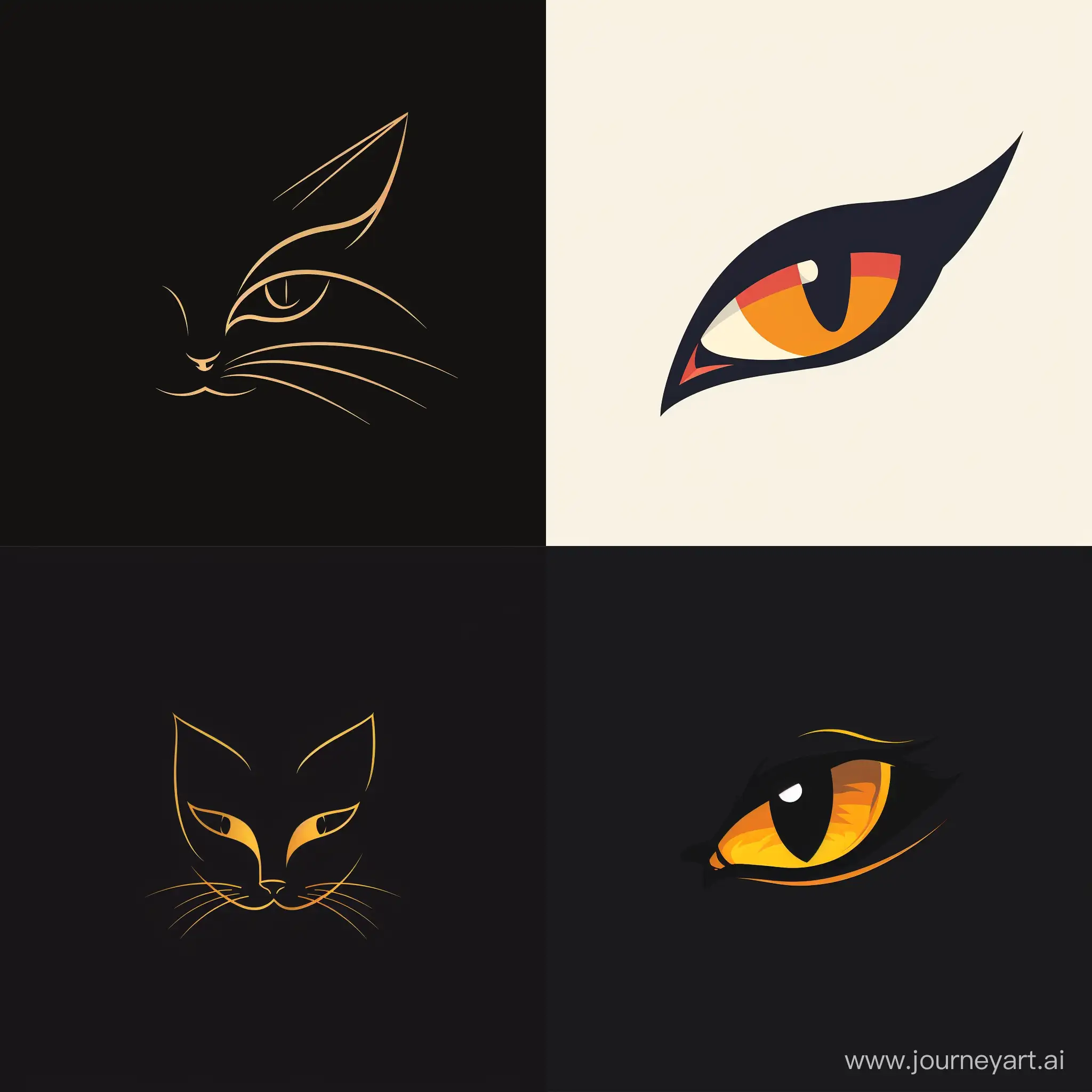 Sleek-Cats-Eye-Minimalistic-Logo-Design