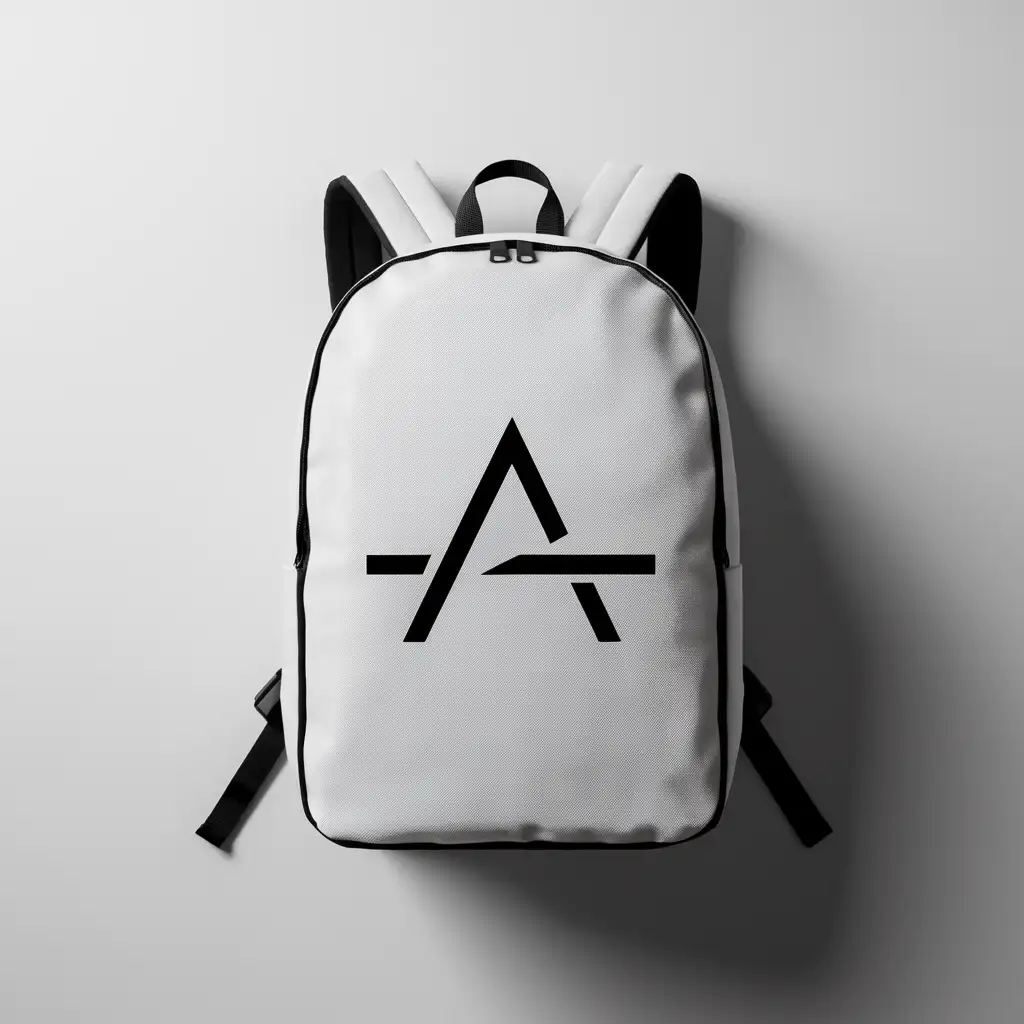 Logo: backpack
Background: white