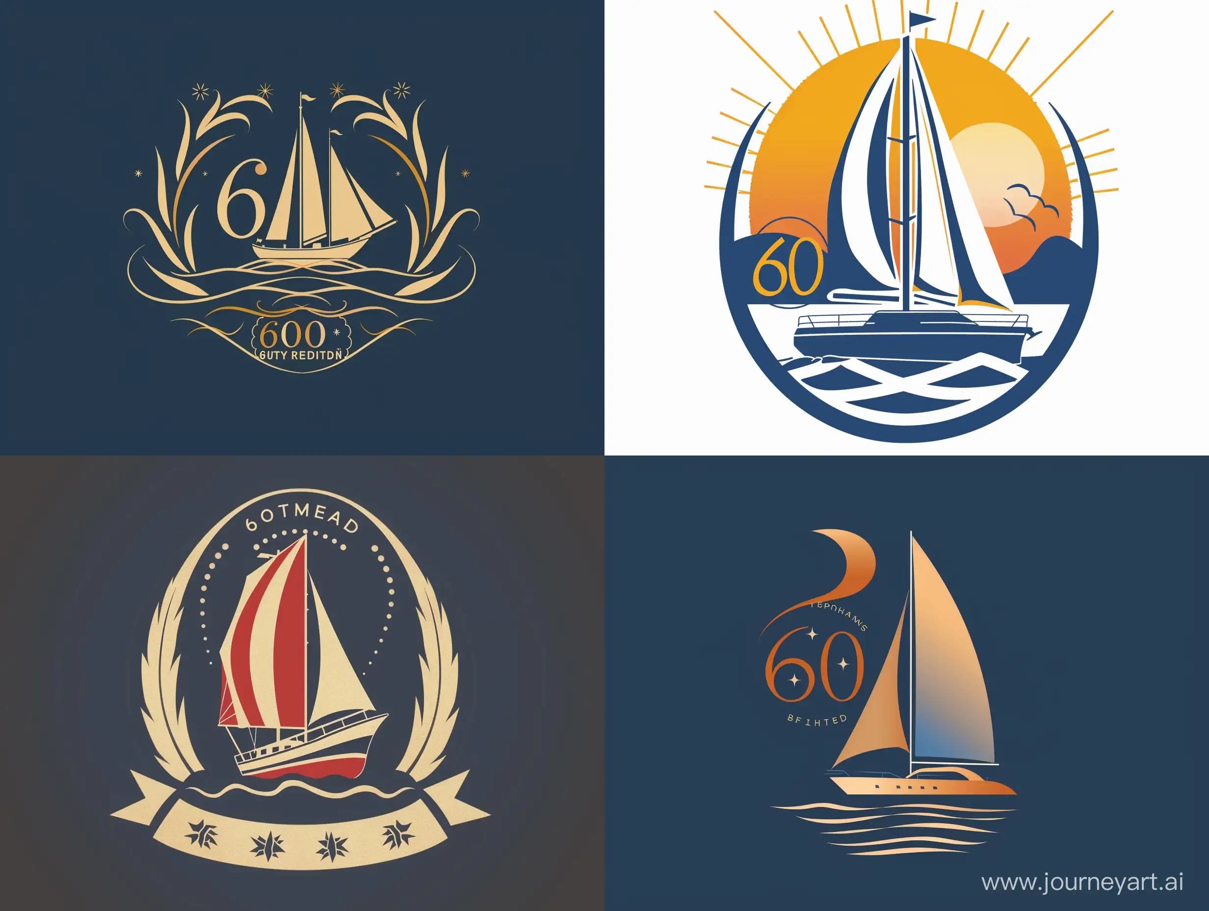 Celebratory-Sailing-Trip-Logo-for-60th-Birthday-Adventure-on-the-Open-Seas