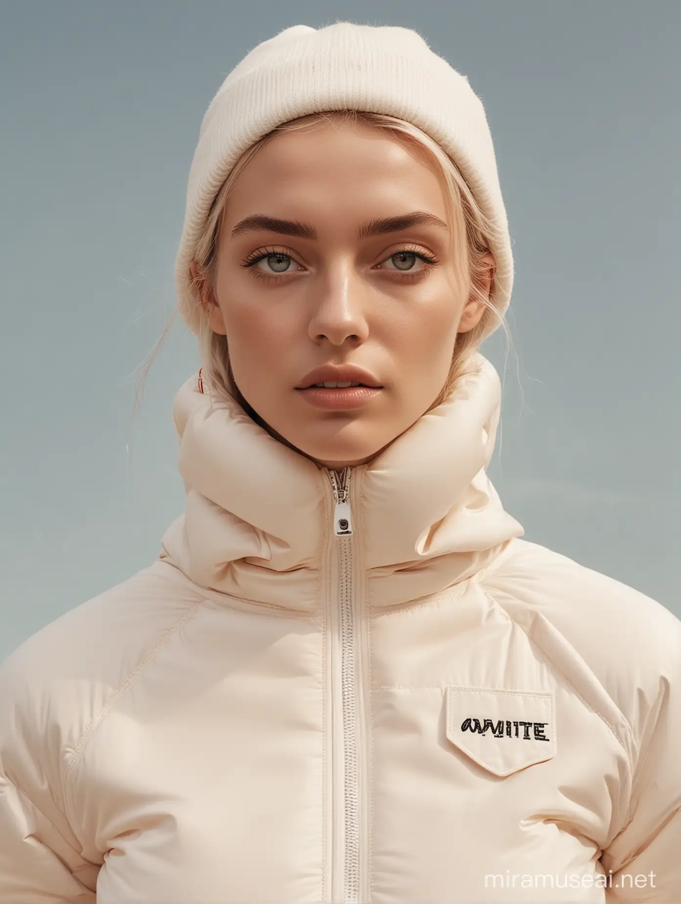 Realistic photo of concept photo of Off White x Jacquemus in sports
warm tones, dynamic photography, futuristic,
surrealism, outdoor, hyper realistic, realistic
embroidery zoom, inflatable technical textile in
tones and technical textile. Very intricate details,
High resolution, dynamic move, happy face, y2k
