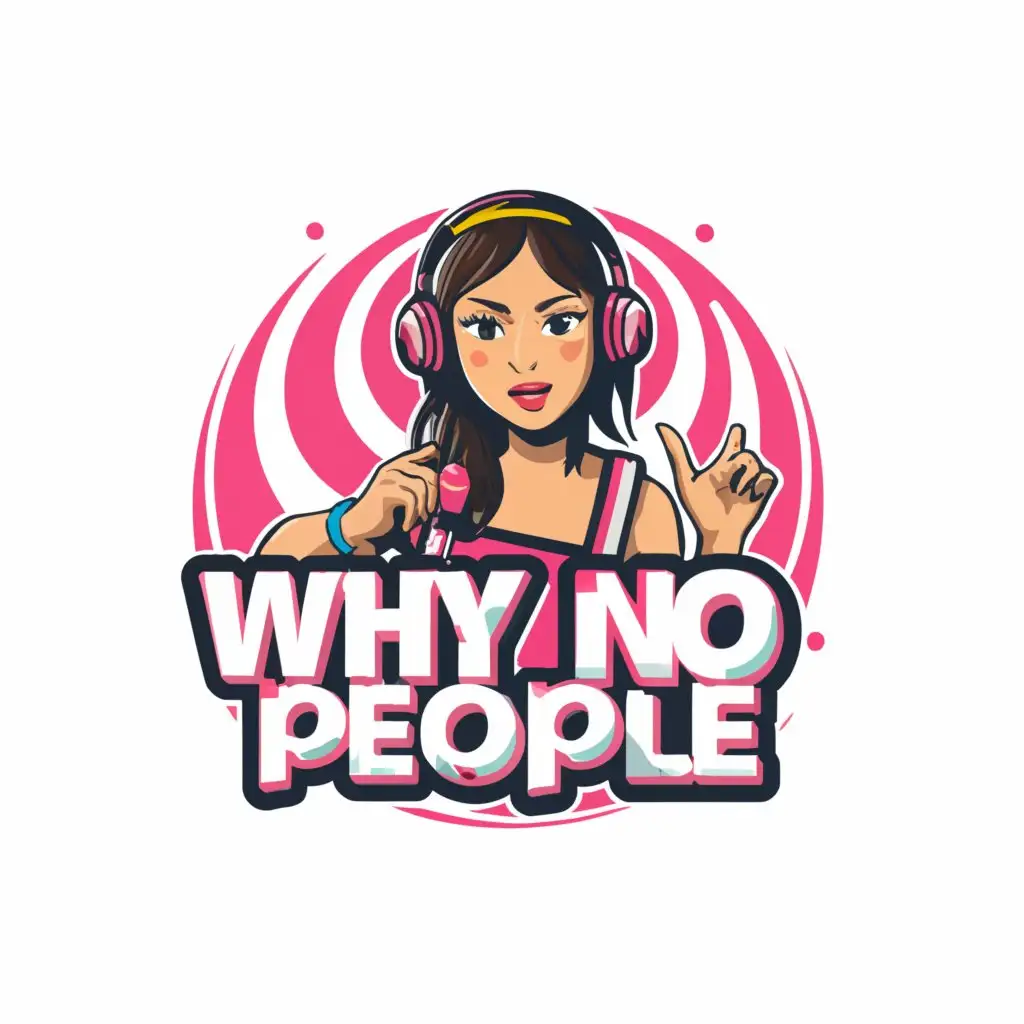 LOGO-Design-for-Why-No-People-Empowering-Cam-Girl-Symbol-on-Clear-Background