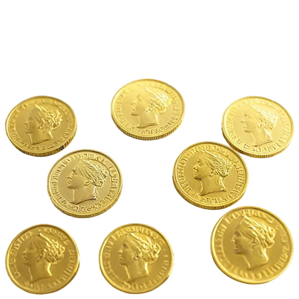 Shimmering-Gold-Coins-PNG-Enhancing-Your-Visual-Content-with-Luxury-and-Opulence