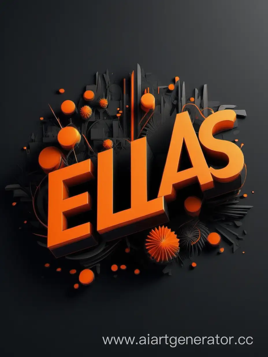 EliAS-3D-Text-in-Modern-Style-on-Black-Background