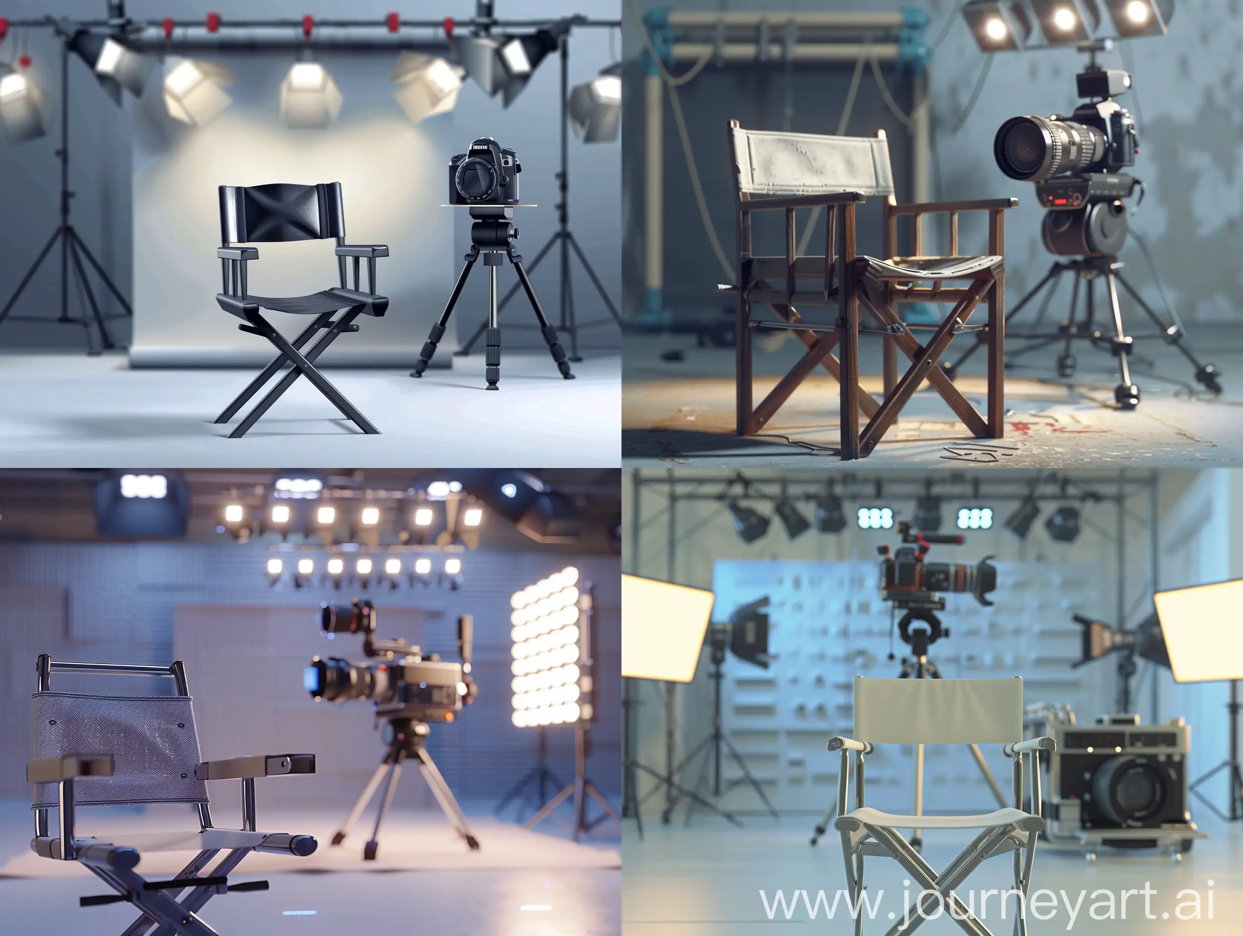 Empty-Directors-Chair-with-Perfectly-Set-Camera-and-Lights-in-Film-Studio