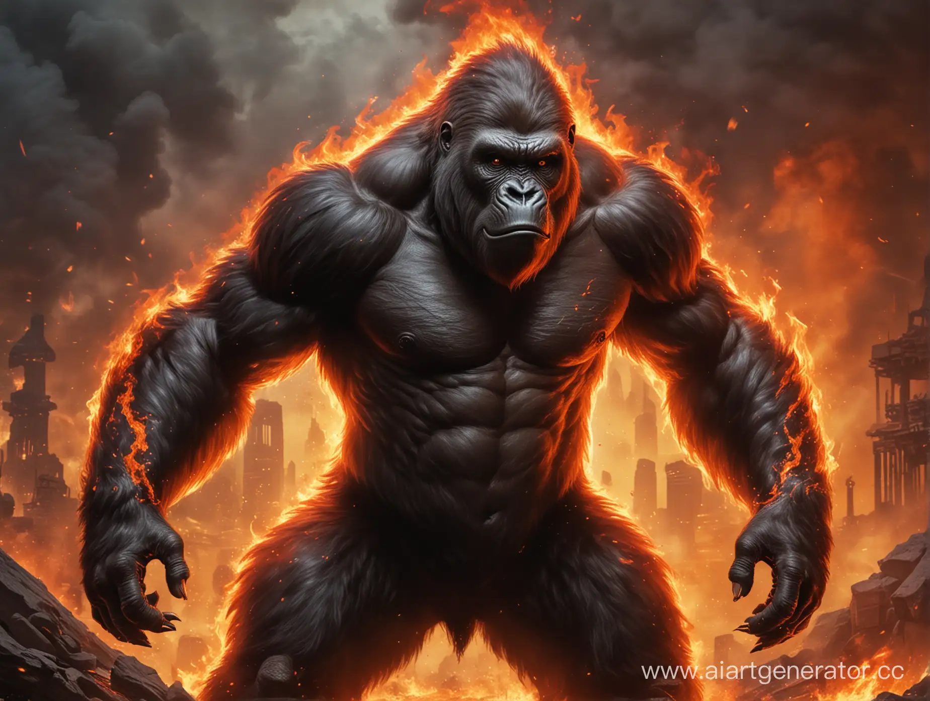 fire gorilla
