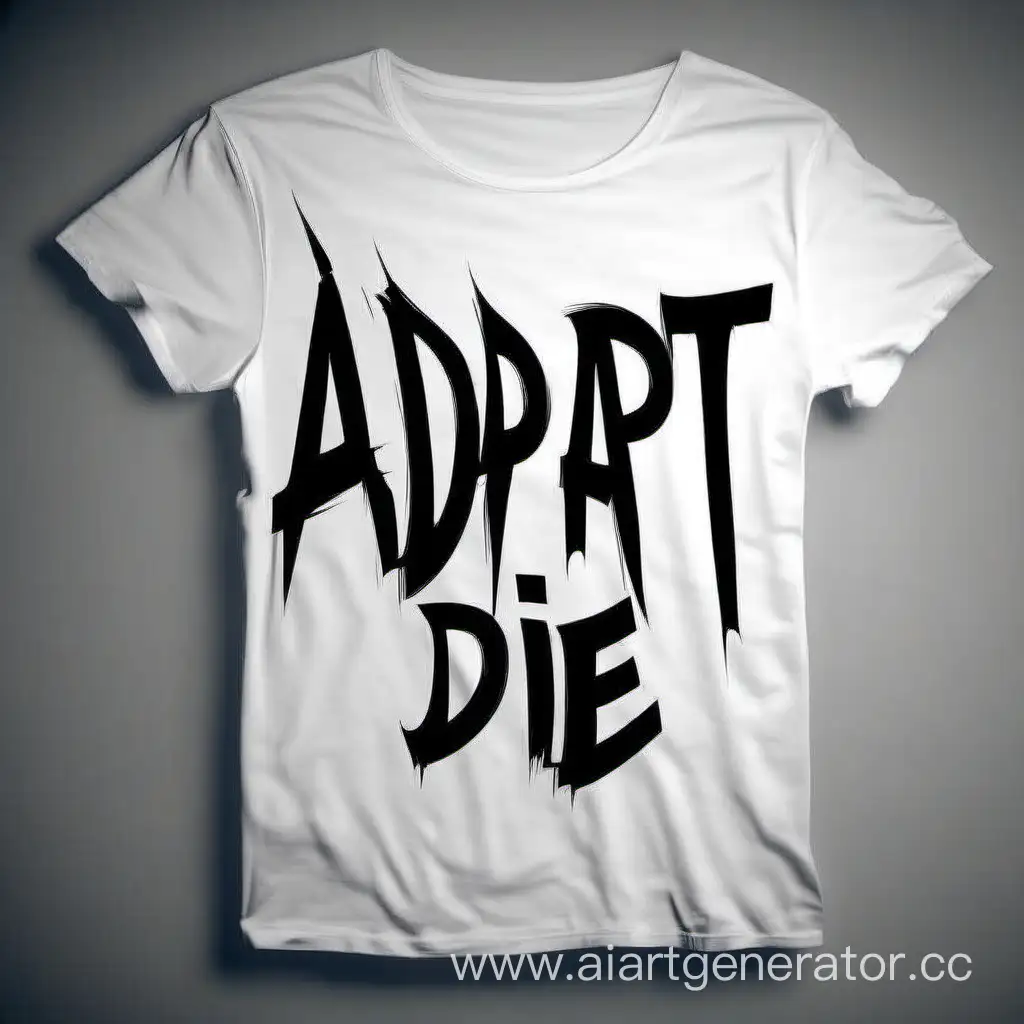 Adapt-or-Die-TShirt-Bold-Slogan-Design-for-Fashion-Statements