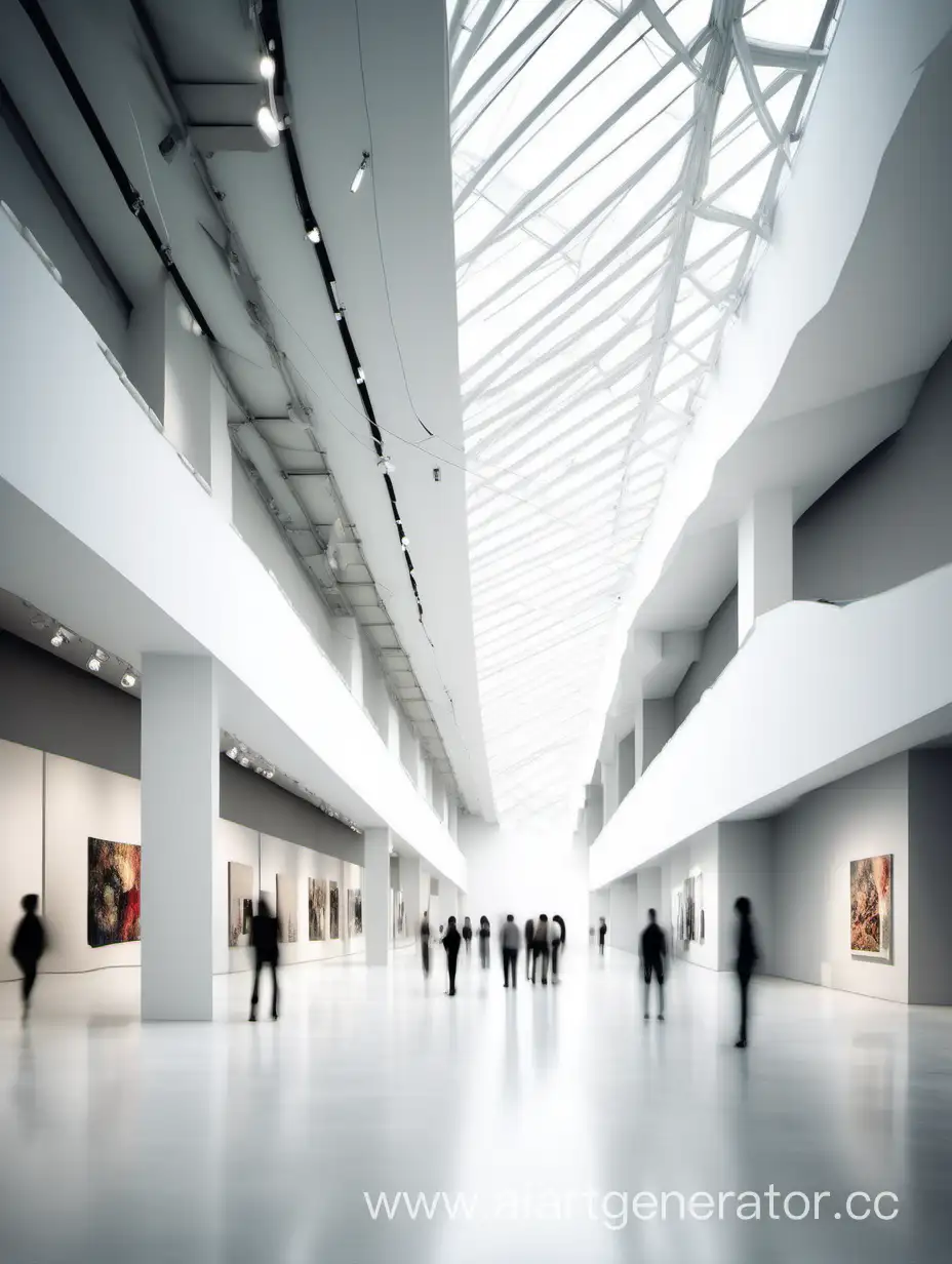 Contemporary-Art-Museum-Interior-High-Ceiling-and-Exhibitions