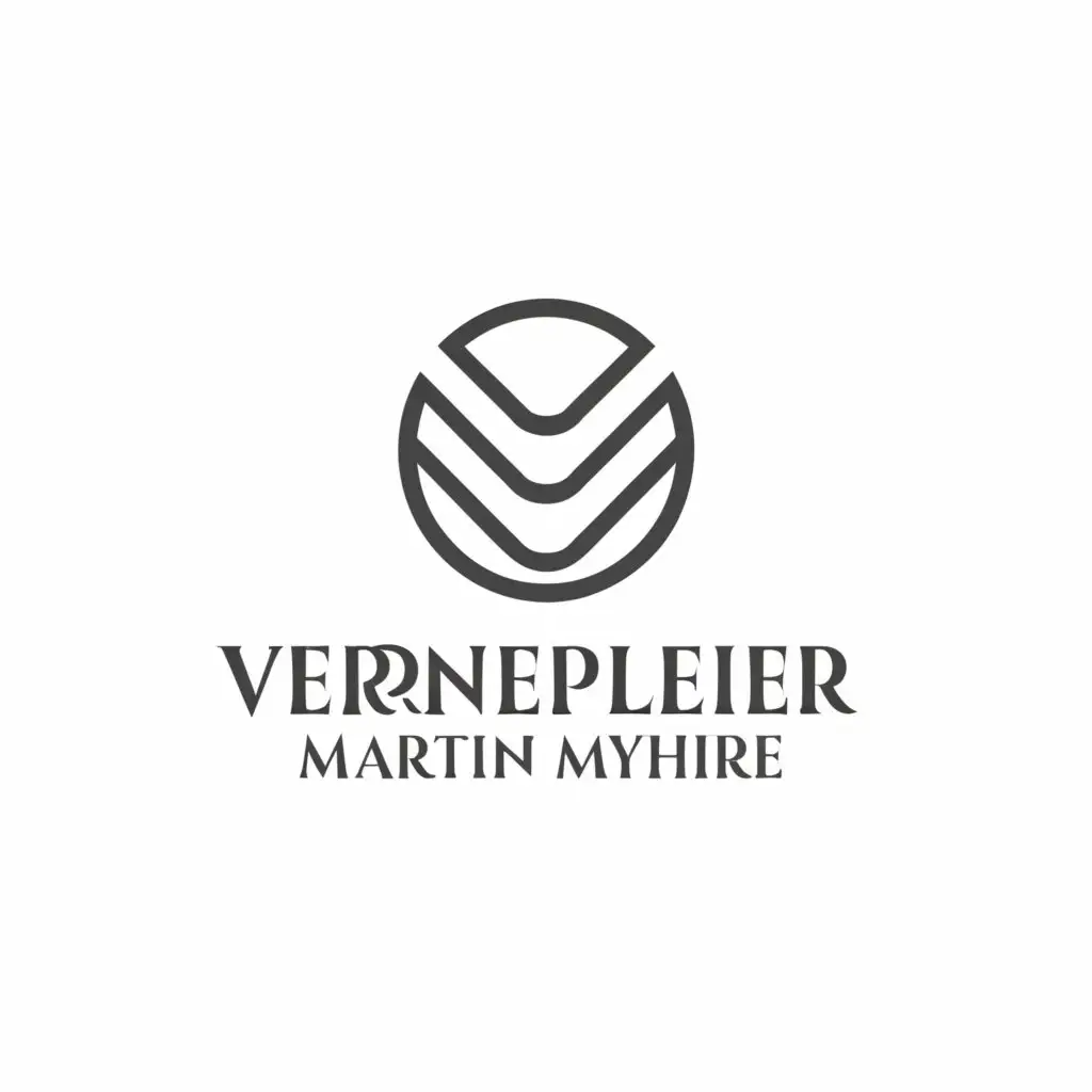 a logo design,with the text "Vernepleier Martin Myhre", main symbol:River,Minimalistic,be used in Medical Dental industry,clear background