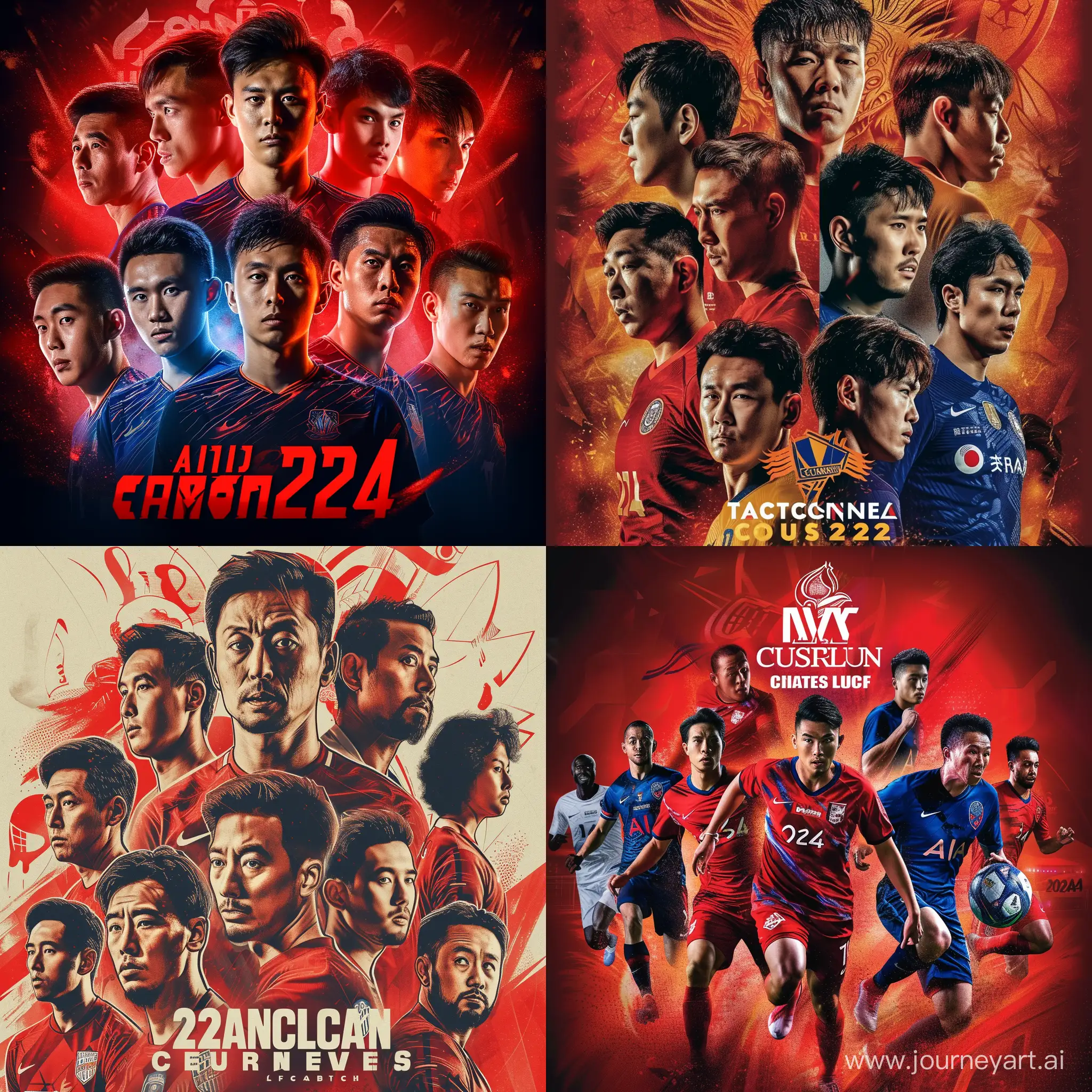 2024 Asian Champions League Kickoff Poster Midjourney Prompt