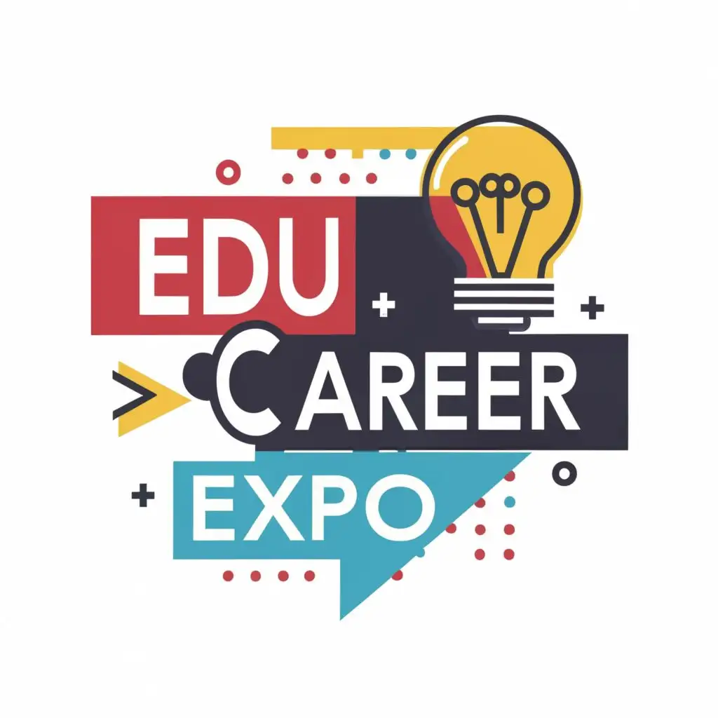 logo, event, with the text "edu fair, career expo", typography, be used in Events industry