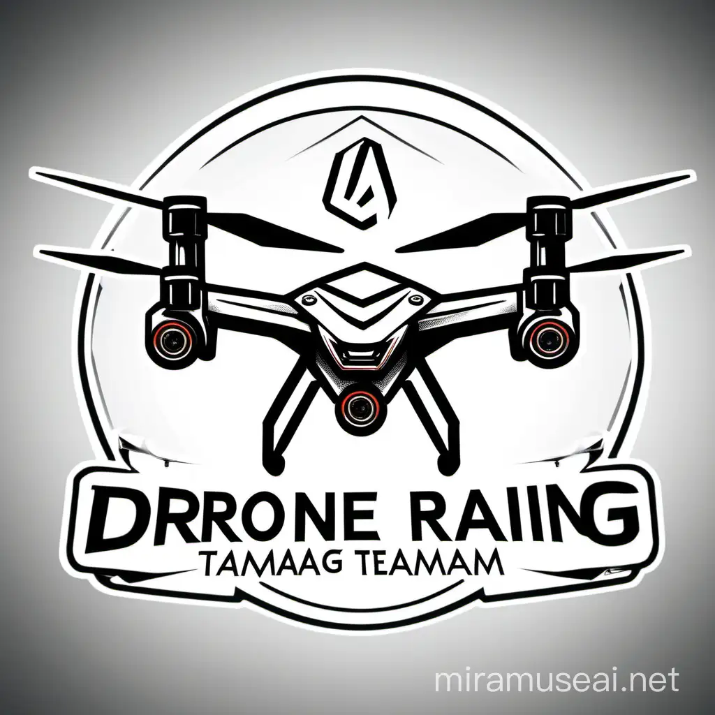 Dynamic ACTUM Drone Racing Team Logo on White Background