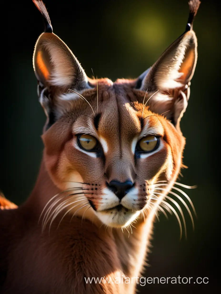 Majestic-Caracal-Basking-in-Dawns-Radiance