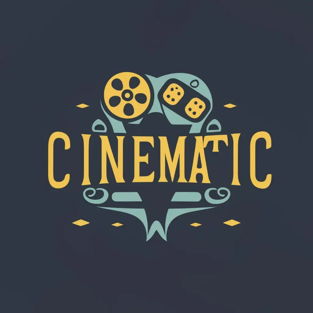 a logo design,with the text "CINIMATIC", main symbol:MOVIE,Moderate,be used in Entertainment industry,clear background