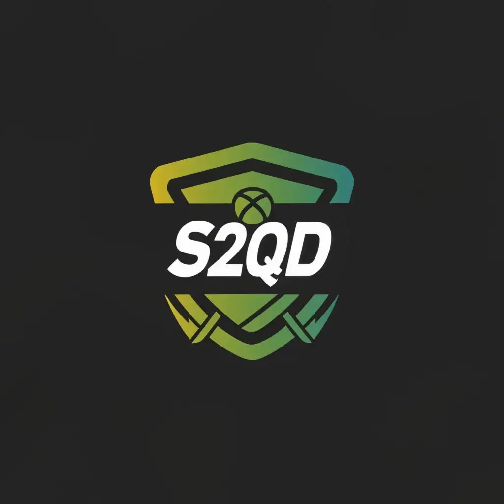 a logo design,with the text SUADSQUAD S2QD, main symbol:Racing Team xbox,Minimalistic,be used in Automotive industry,clear background