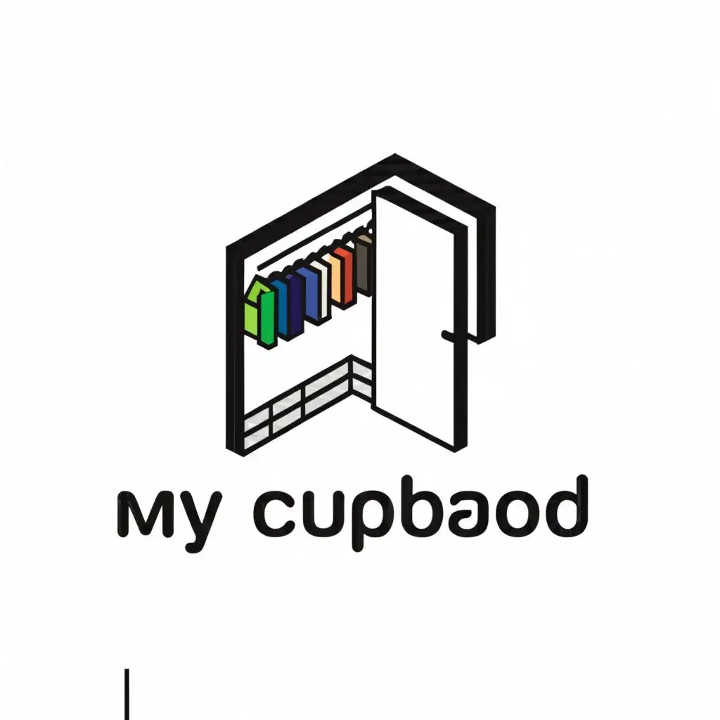 a logo design,with the text "my cupboard", main symbol:A closet,Moderate,be used in Technology industry,clear background