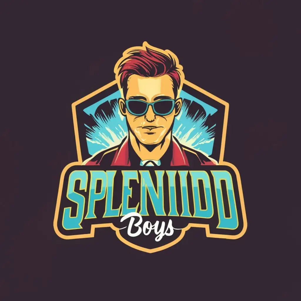 logo, MAN NFT, with the text "SPLENDID BOYS", typography, be used in Internet industry
