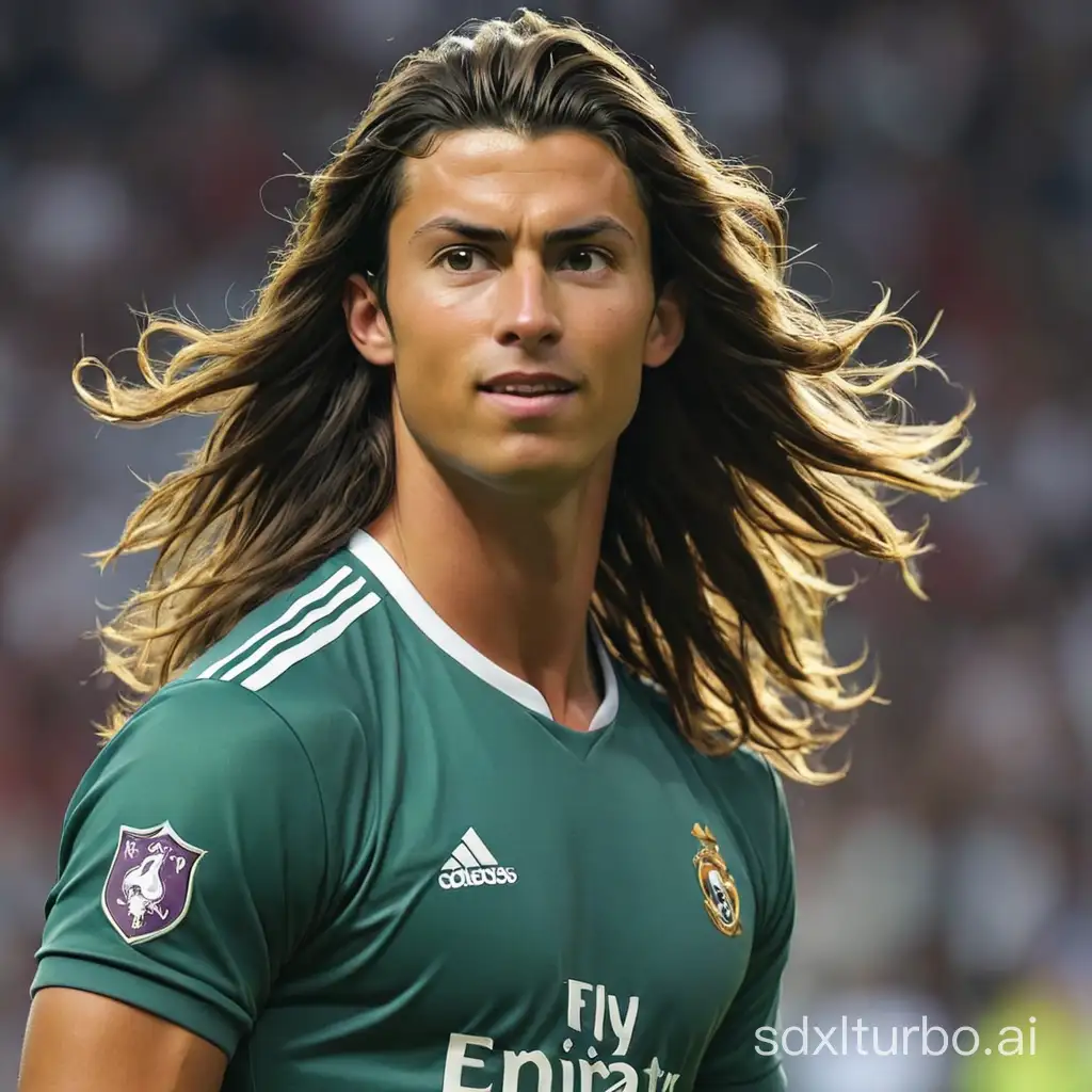 Cristiano-Ronaldo-with-Long-Hair
