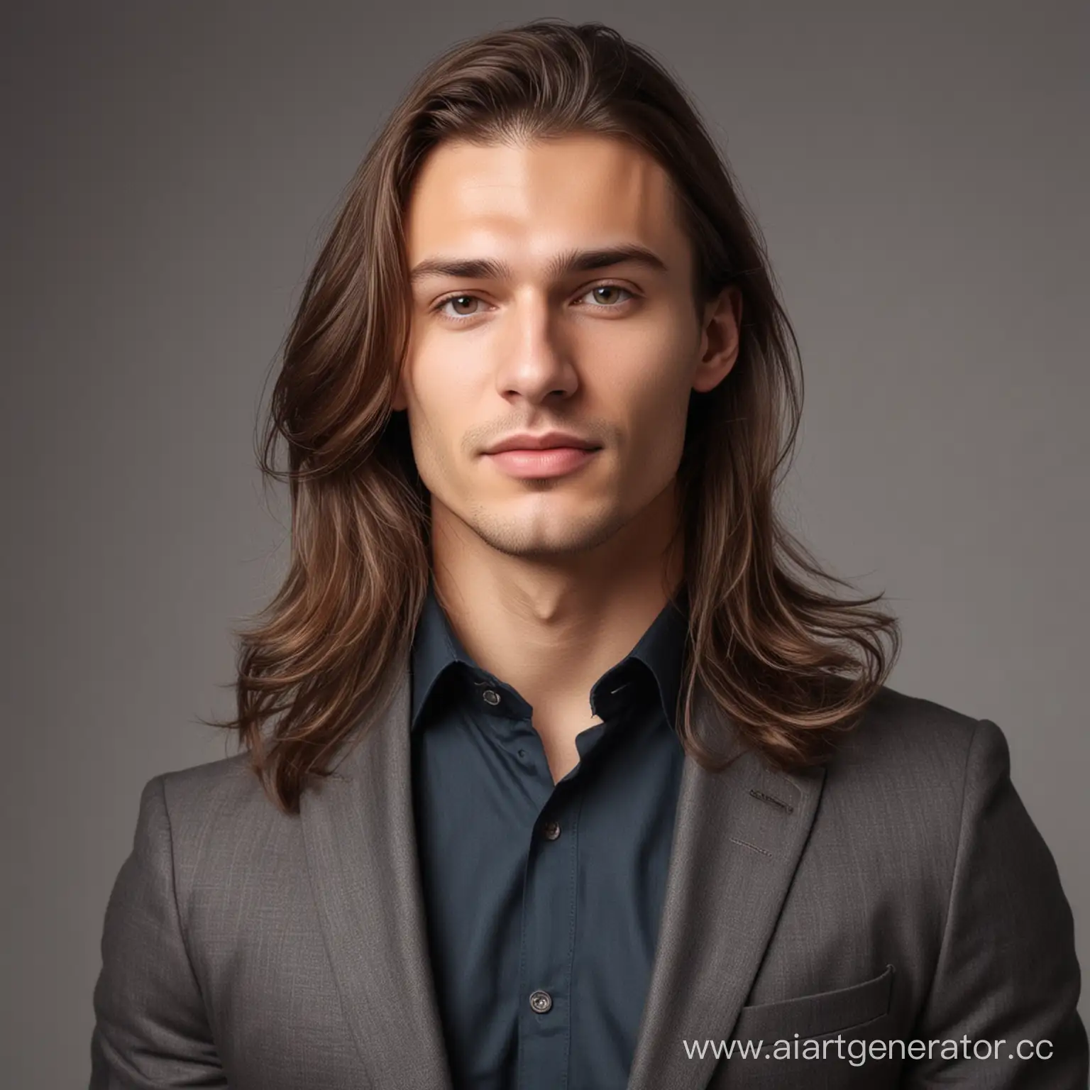 Young-Russian-Entrepreneur-with-Long-Hair-in-Business-Activity