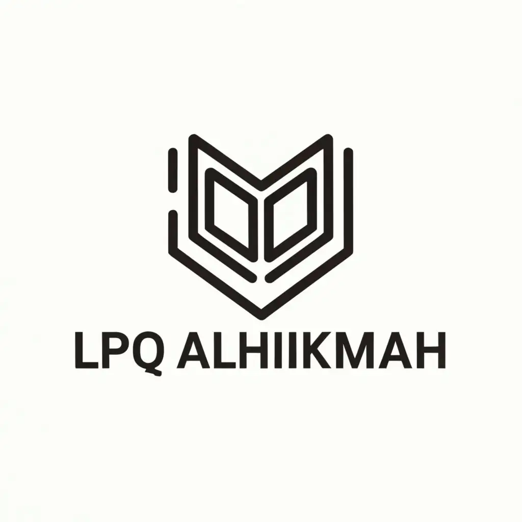 a logo design,with the text "LPQ Al-Hikmah", main symbol:Quran Memorization Institution,Moderate,be used in Religious industry,clear background