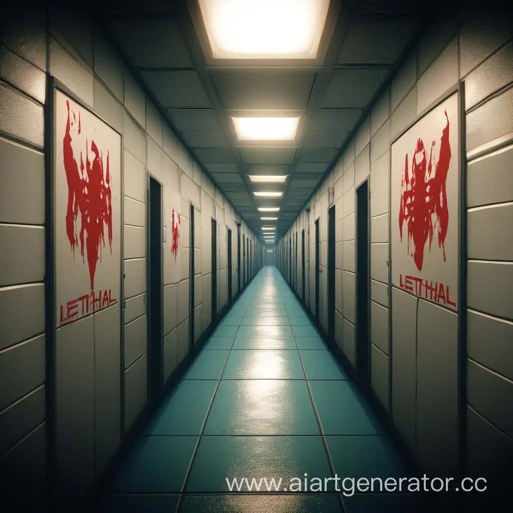 Eerie-Corridor-Exploration-in-Lethal-Company-Game