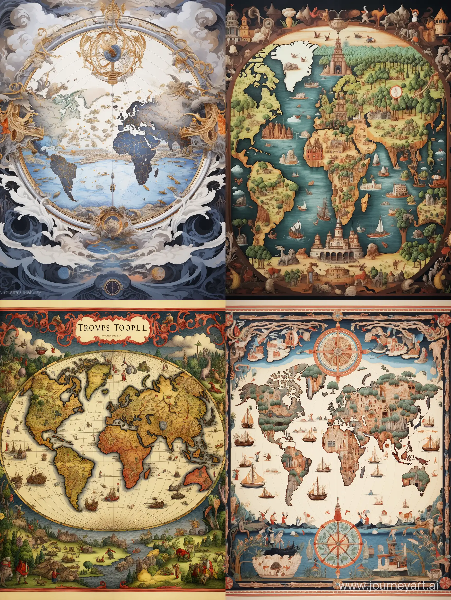 the original world map