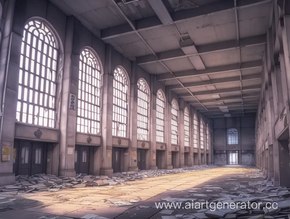 Exploring-the-Mysteries-Abandoned-City-Archive-in-Anime-Style