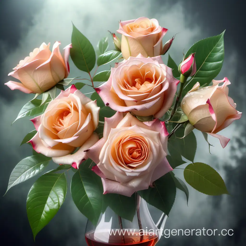 Exquisite-Tea-Rose-Bouquet-Professional-Photo-in-High-Resolution