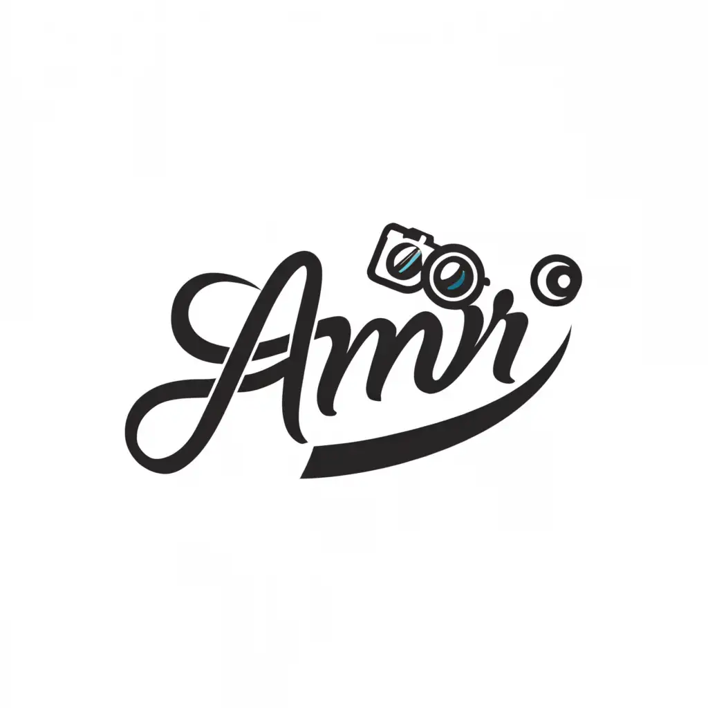 LOGO-Design-for-Amir-Photography-Theme-in-Events-Industry-with-Clear-Background