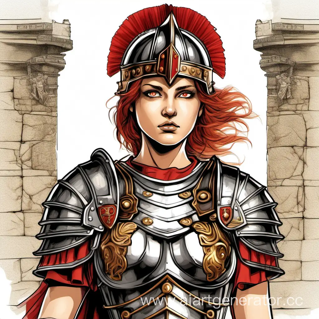 Roman-Centurion-Girl-Erotic-Portrait-in-DragonAccented-Armor