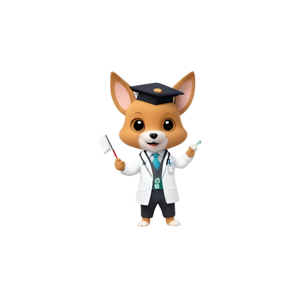 1 Con chó làm bác sĩ chibi