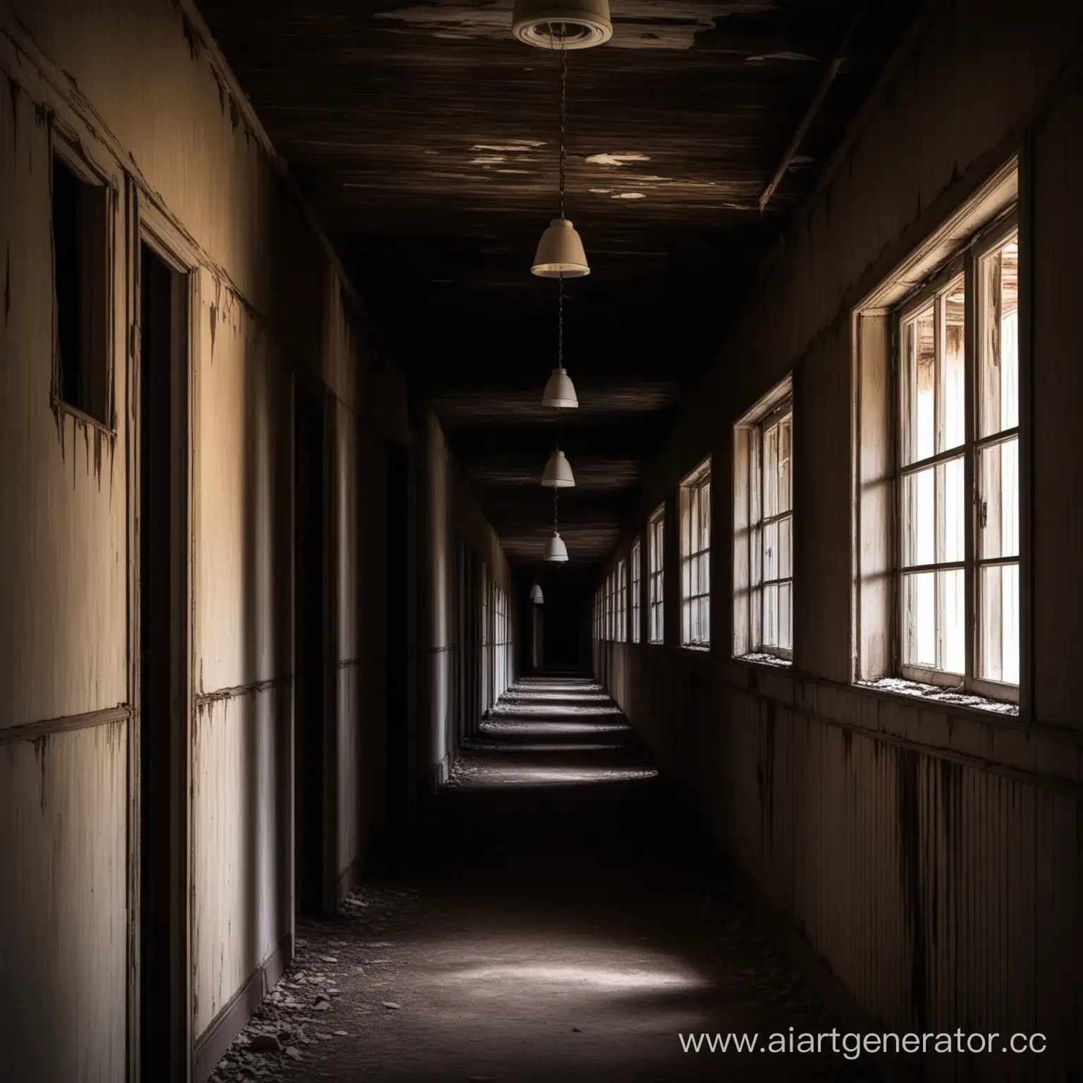 Eerie-Corridor-in-Abandoned-Haunted-House