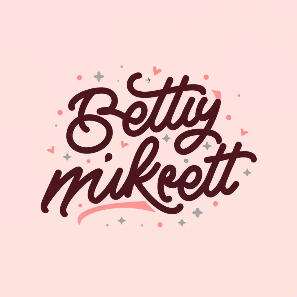 a logo design,with the text "Betty Minked It", main symbol:pink eye lashes,Moderate,clear background