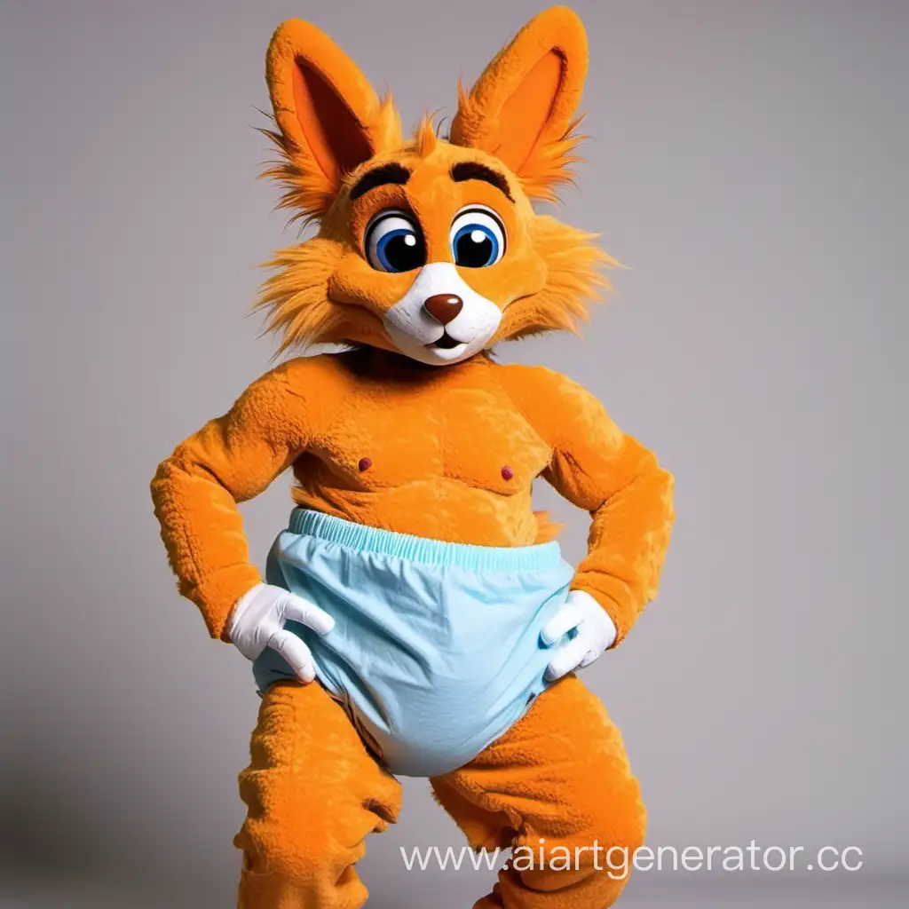 furry in diapers
