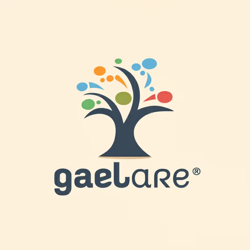 a logo design,with the text 'GaelCare', main symbol:Numerous speech bubles,Moderate,clear background